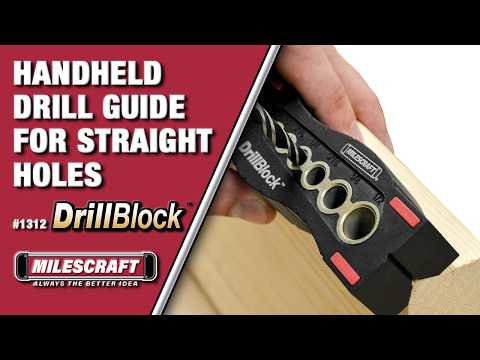 Milescraft DrillBlock Metric Straight Drilling Guide