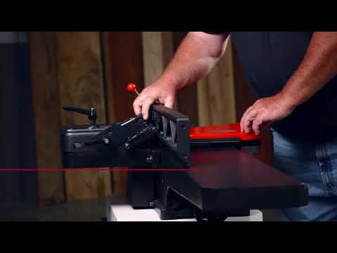 JET Tools 8in Jointer Black Edition with Cabinet Stand Helical Cutterhead