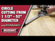 Milescraft Circle Cutting Guide for Plunge Routers Imperial & Metric Scales