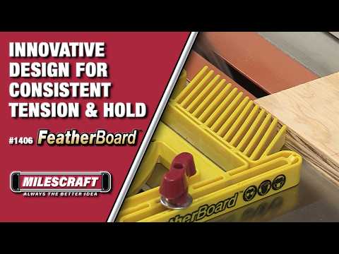 Milescraft Featherboard includes 5/8in & 3/4in Mitre Bars plus T-slot Bolts