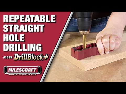 Milescraft DrillBlockPLUS Metric Drilling Guide Portable Jig
