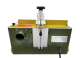 Compact PROXXON MP-400 Micro Shaper Router Table in action on timber piece, showcasing precision and power for small-scale projects