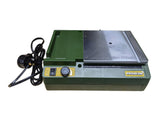 PROXXON DS-230/E Micro Scroll Saw 85W in use, ideal for model building and precision mechanics