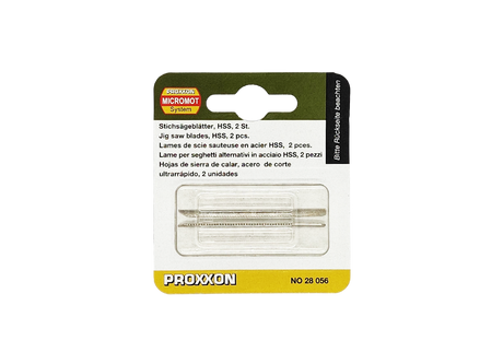 PROXXON Pack of 2 HSS Jig Saw Blades for precise and clean cuts
