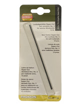 PROXXON Scroll Saw Blades Super-Cut Fine 20 TPI Pack of 12 in use on wood piece