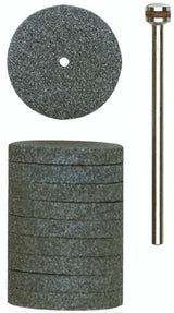 22mm Silicon Carbide Grinding Bits for Rotary Tools - Pack of 10, ideal for engraving glass, ceramics, stellites, tungsten carbide, and hard steel alloys
