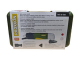 PROXXON OZI/E Delta Sander corded 80W showing the die-cast zinc gear head for precise support
