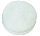 PROXXON Lambswool Polishing Disc 50mm Pack of 2 in use on a woodworking project