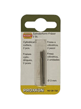 PROXXON Tungsten Vanadium milling bit for precise freehand woodworking on various materials