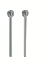 PROXXON 6mm Tungsten Vanadium Ball Milling Bits - Pack of 2, high precision flutes for precise woodworking and metalworking