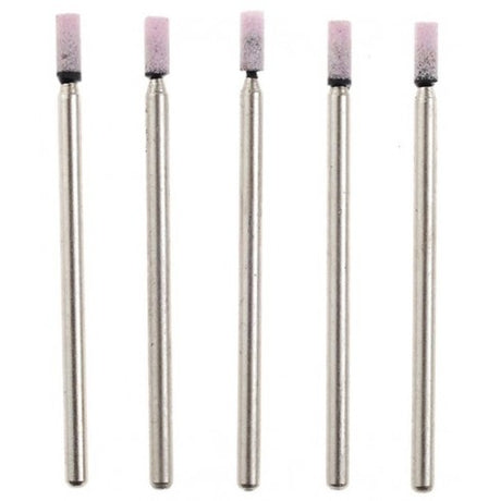 PROXXON 2.5mm Cylindrical Corundum Grinding Bits, Pack of 5 - High-quality tools for precision grinding and chiselling tasks