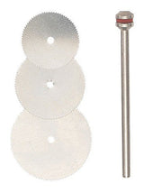 PROXXON Set of 3 Spring Steel Metal Cutting Blades for MICROMOT System Tools