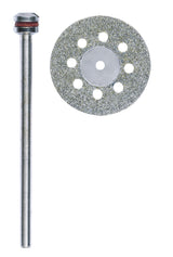 PROXXON Diamond Cutting Discs with Cooling Holes for MICROMOT System Tools, 20 and 38mm Diameters