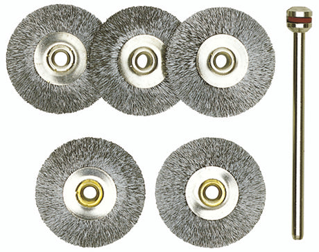 High-quality PROXXON 22mm Steel Cleaning Wheel for MICROMOT Drill Grinders