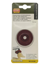 PROXXON tungsten carbide rasp disc for long neck angle grinder on white background