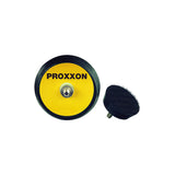 PROXXON Foam Backing Pad 30mm with Hook & Loop Fastening for Corundum Sanding Discs and Fleece, compatible with MICROMOT Polishers WP/A and EP/A