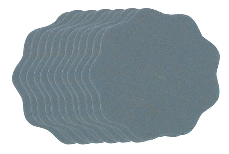 PROXXON Sanding Discs Wave-Edged 1000 Grit Pack of 12 in use for precision automotive spot repair