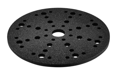 Festool 150mm x 5mm Soft Interface Pad Pack of 2 in use on contoured surface
