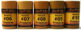 Set of 20 SoftWax Sticks in hard-shell case with buffing pad, great for wood repair and colour matching