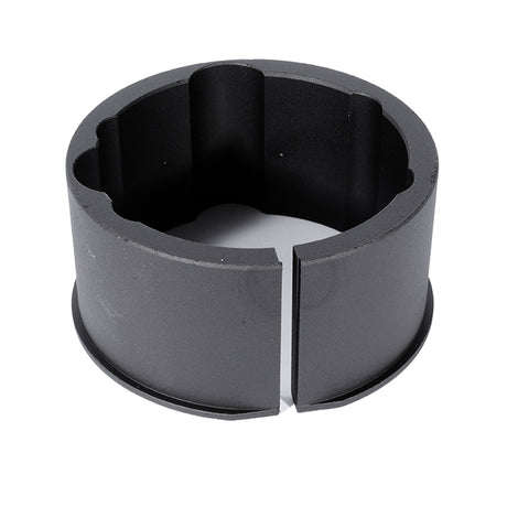 Sherwood Router Lift Adapter for SRM-1000 Round Body Motor, 88.9mm I.D. installed with matching groove and spring washer
