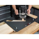 Trend Stair Router Template Jig showing precise router guide setup for open risers