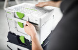 Festool Systainer3 Medium 6 Compartment Organiser integrated with Bott vario3 vehicle equipment